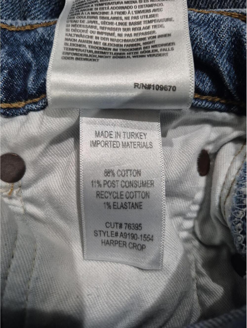 AGOLDE Ren Wide Leg Jeans Size 26 - Picture 7 of 7